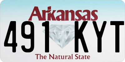 AR license plate 491KYT