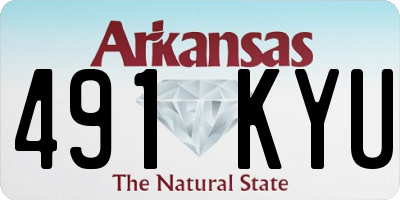 AR license plate 491KYU