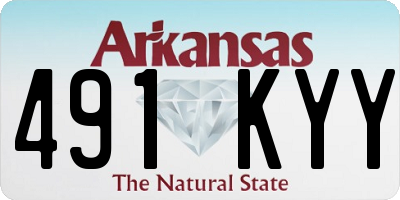 AR license plate 491KYY