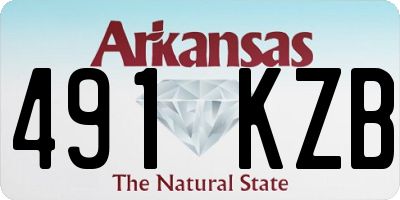 AR license plate 491KZB
