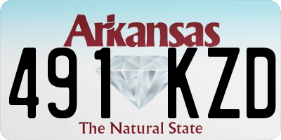 AR license plate 491KZD