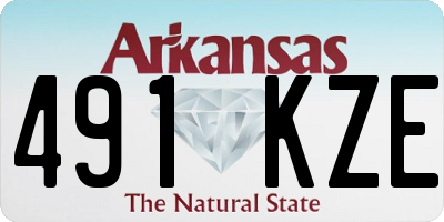 AR license plate 491KZE