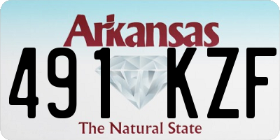 AR license plate 491KZF