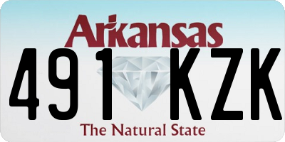 AR license plate 491KZK