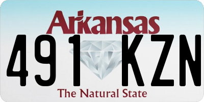 AR license plate 491KZN