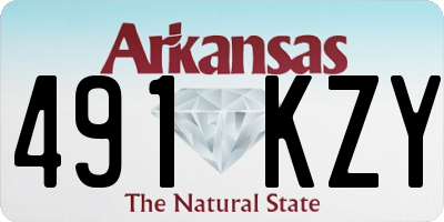 AR license plate 491KZY