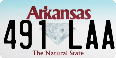 AR license plate 491LAA
