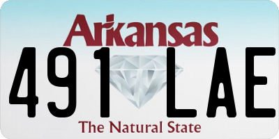 AR license plate 491LAE