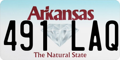 AR license plate 491LAQ