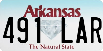 AR license plate 491LAR