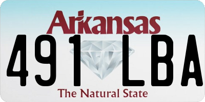 AR license plate 491LBA