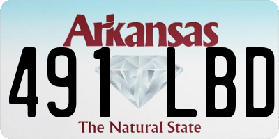 AR license plate 491LBD