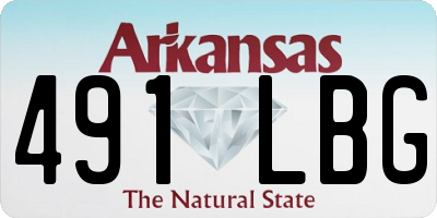 AR license plate 491LBG