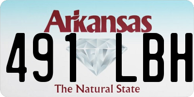 AR license plate 491LBH