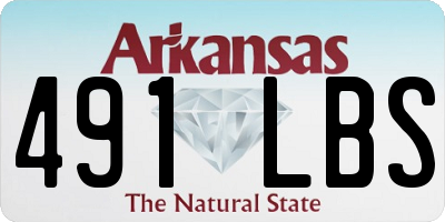AR license plate 491LBS