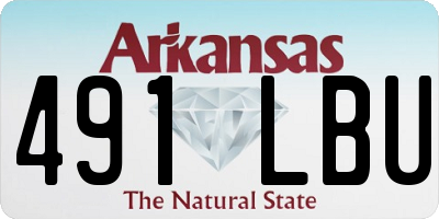 AR license plate 491LBU