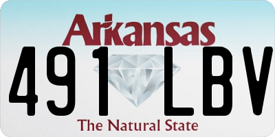 AR license plate 491LBV