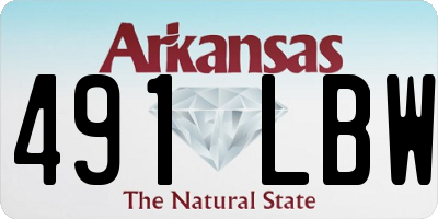 AR license plate 491LBW