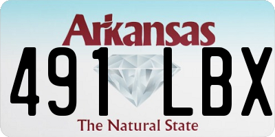 AR license plate 491LBX