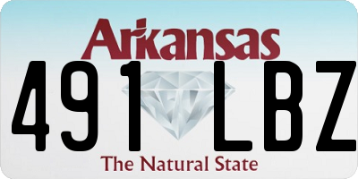 AR license plate 491LBZ
