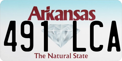 AR license plate 491LCA