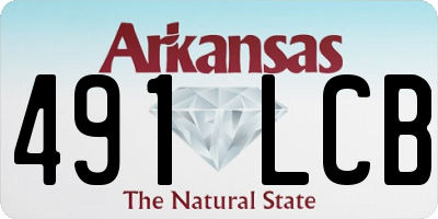 AR license plate 491LCB