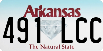 AR license plate 491LCC