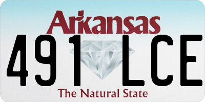 AR license plate 491LCE