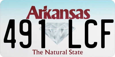 AR license plate 491LCF