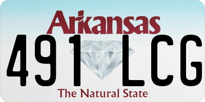 AR license plate 491LCG