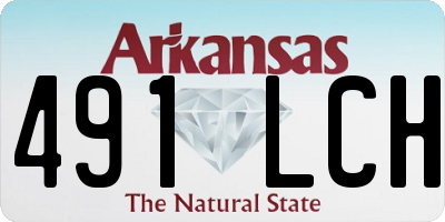 AR license plate 491LCH