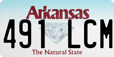 AR license plate 491LCM