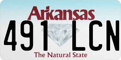 AR license plate 491LCN