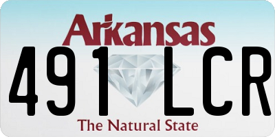 AR license plate 491LCR
