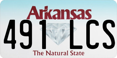 AR license plate 491LCS