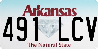 AR license plate 491LCV