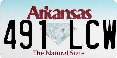 AR license plate 491LCW
