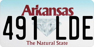AR license plate 491LDE