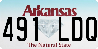 AR license plate 491LDQ