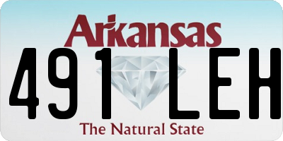 AR license plate 491LEH