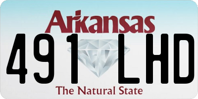 AR license plate 491LHD