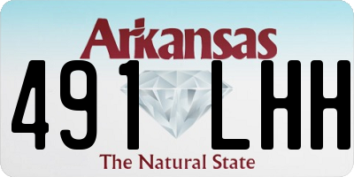 AR license plate 491LHH