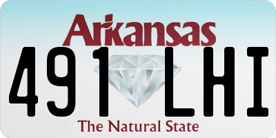 AR license plate 491LHI