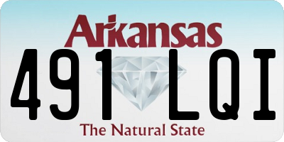 AR license plate 491LQI