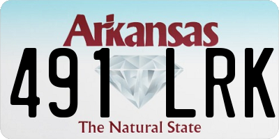 AR license plate 491LRK