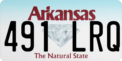 AR license plate 491LRQ