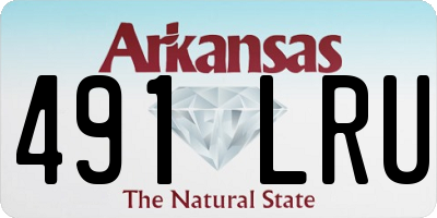 AR license plate 491LRU