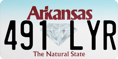 AR license plate 491LYR