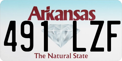 AR license plate 491LZF