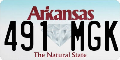 AR license plate 491MGK